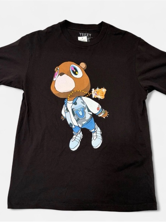 Yeezy Other - Yeezy Kanye West Graduation Bear Black Graphic T-Shirt Men’s L NWT